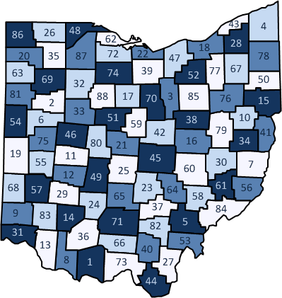 Ohio Country Map
